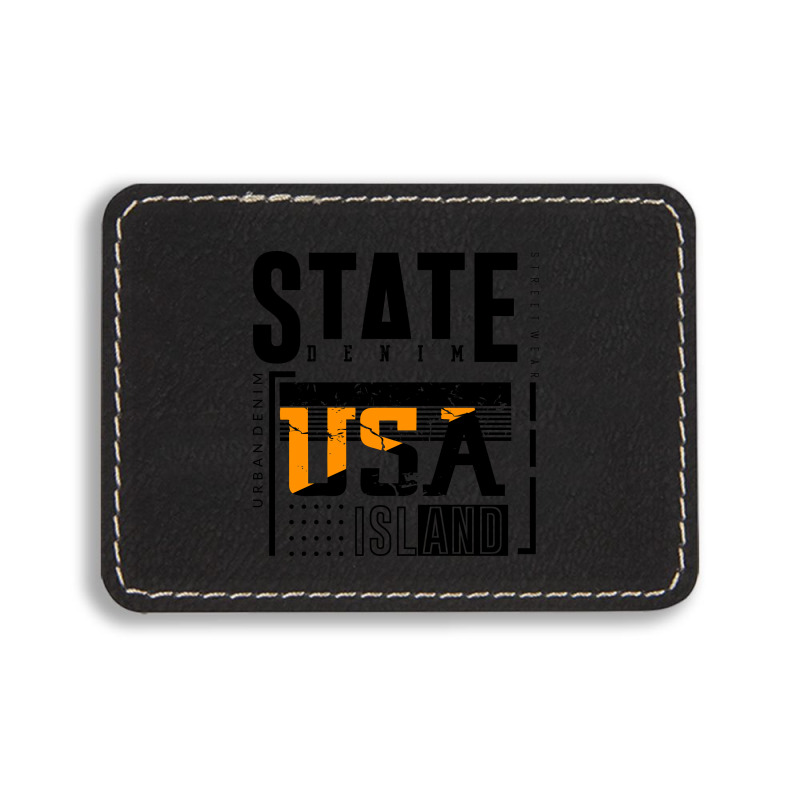 America, Usa Rectangle  Leatherette Patch | Artistshot