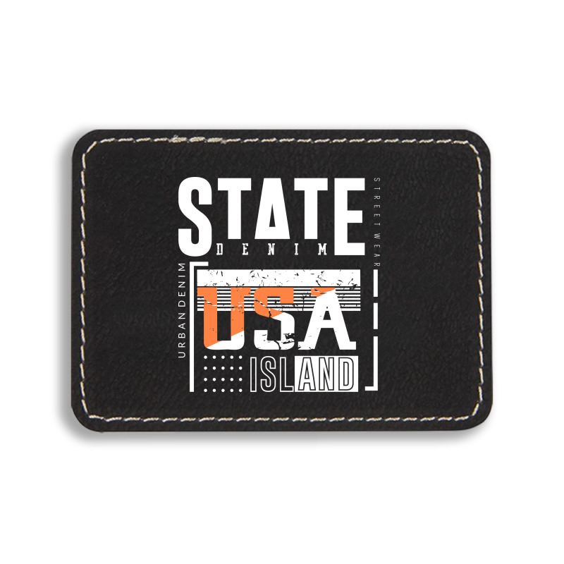 America, Usa Rectangle  Leatherette Patch | Artistshot