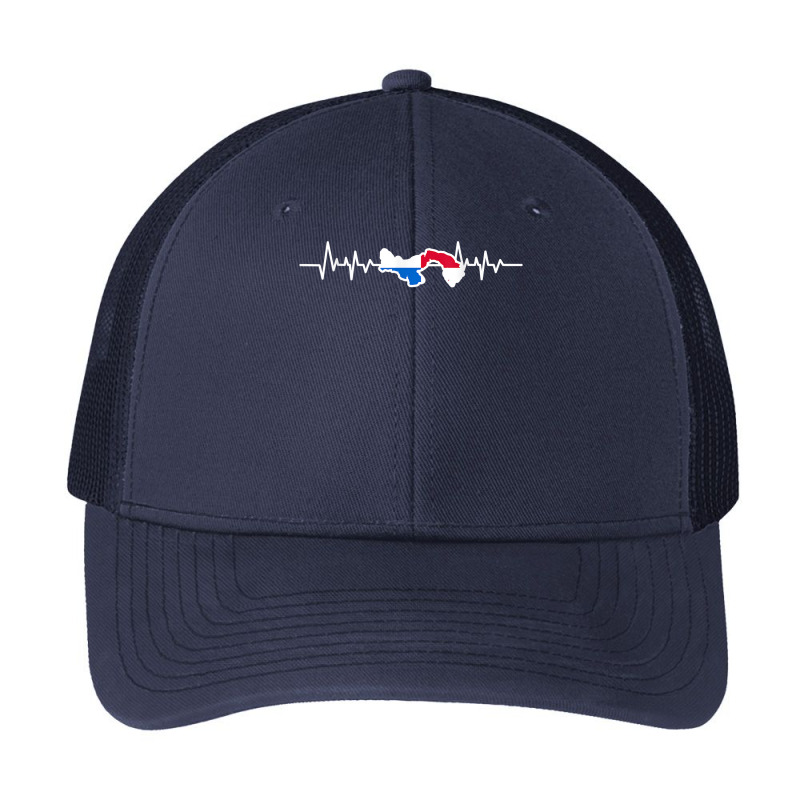 Panamanian Flag Heartbeat Panama Pa Trucker Cap by ToraHernton | Artistshot