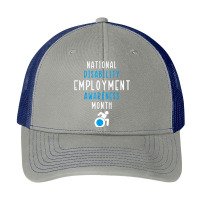 National Disability Employment Awareness Month Pride Support T Shirt Pa Trucker Cap | Artistshot