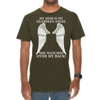 My Mimi Is My Guardian Angel Vintage T-shirt | Artistshot