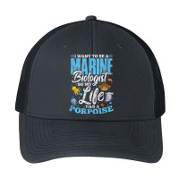 I Want To Be Marine Biologist So Life Has A Porpoise Grunge Pa Trucker Cap | Artistshot