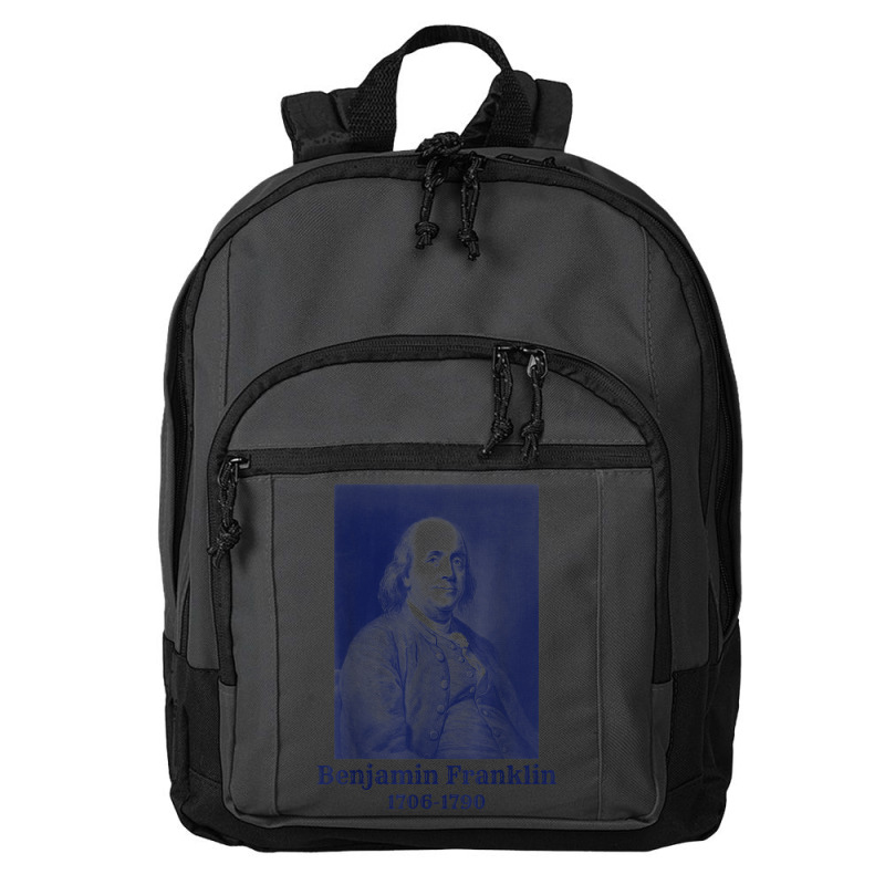 Ben Franklin T Shirt. Vintage Founding Father Tee Basic Backpack | Artistshot