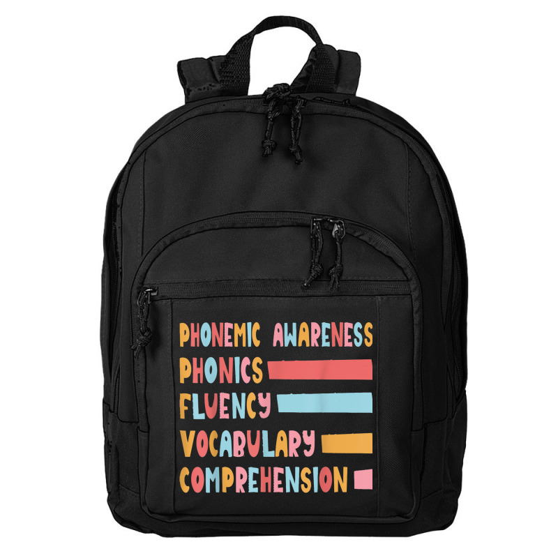 Phonemic Awareness Phonics Fluency Vocabulary Comprehension Basic Backpack | Artistshot