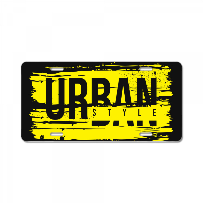 Urban Style License Plate | Artistshot