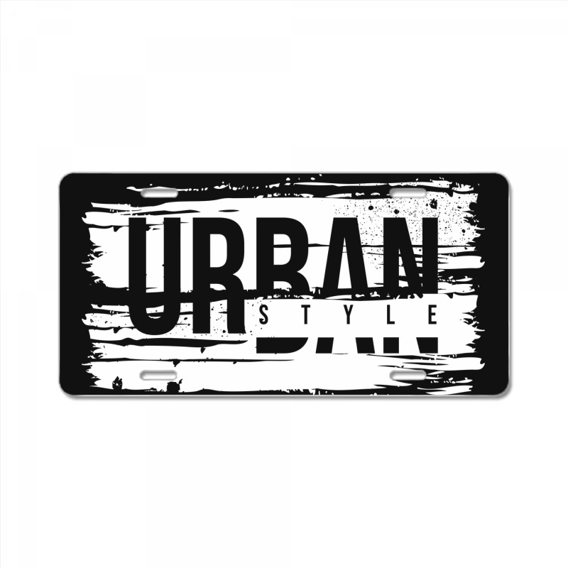 Urban Style License Plate | Artistshot