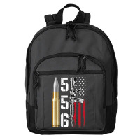 Ar-15 American Flag, Ar15 Rifle Sling Gift Gun Owner Back Basic Backpack | Artistshot