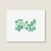 Usa, Nyc, Brooklyn Landscape Canvas Print | Artistshot