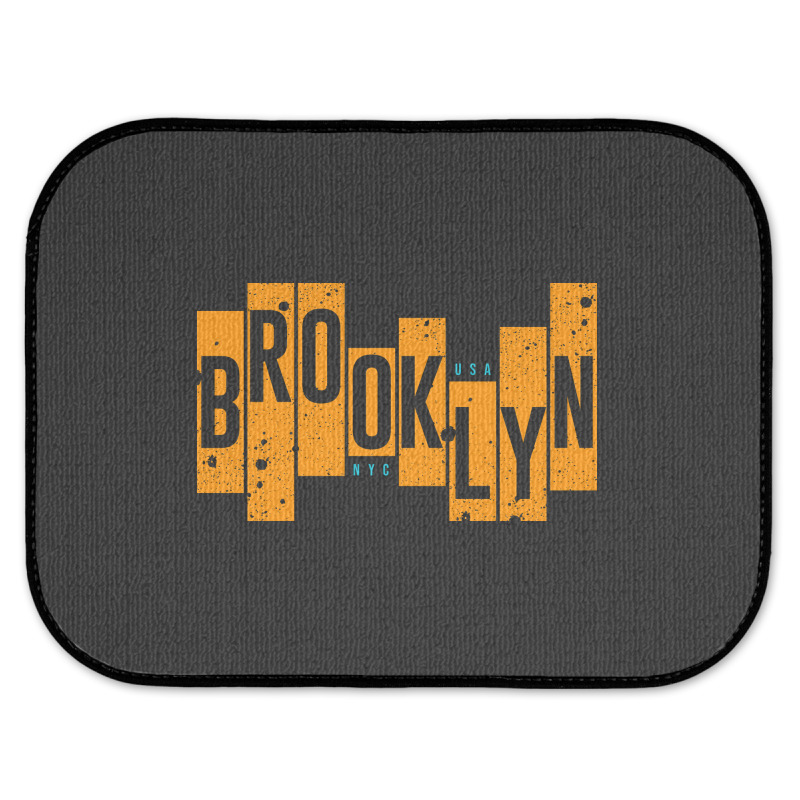 Usa, Nyc, Brooklyn Rear Car Mat | Artistshot