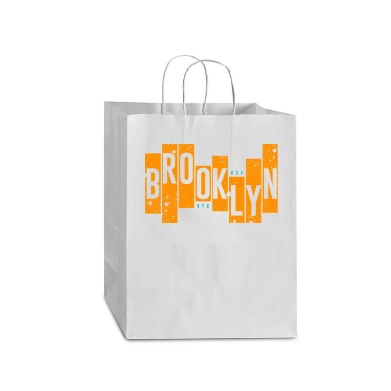 Usa, Nyc, Brooklyn Mart Paper Bag -13 X 7 X 17 | Artistshot