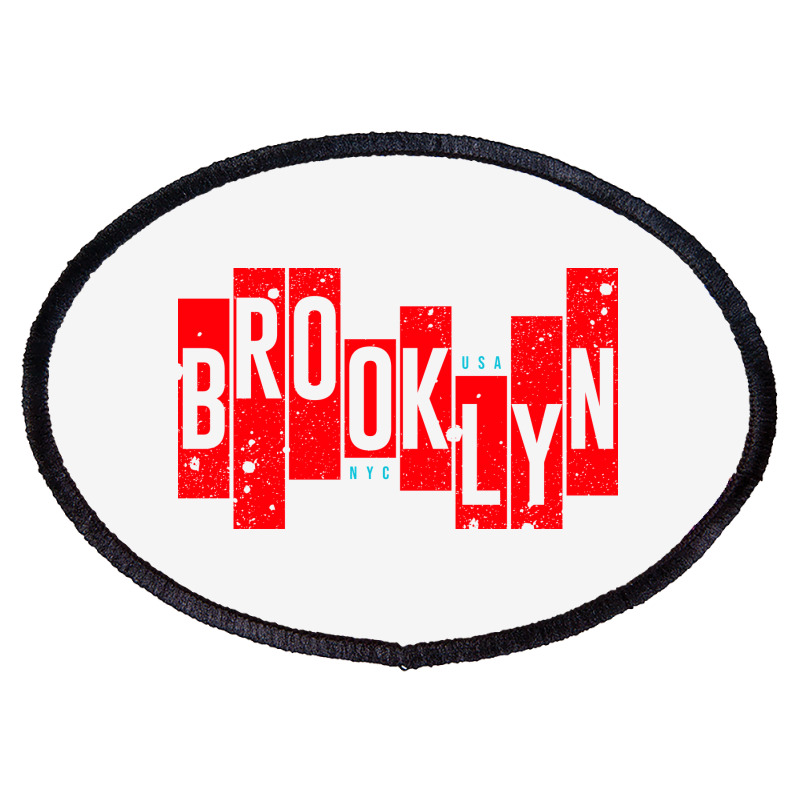 Usa, Nyc, Brooklyn Oval Patch | Artistshot