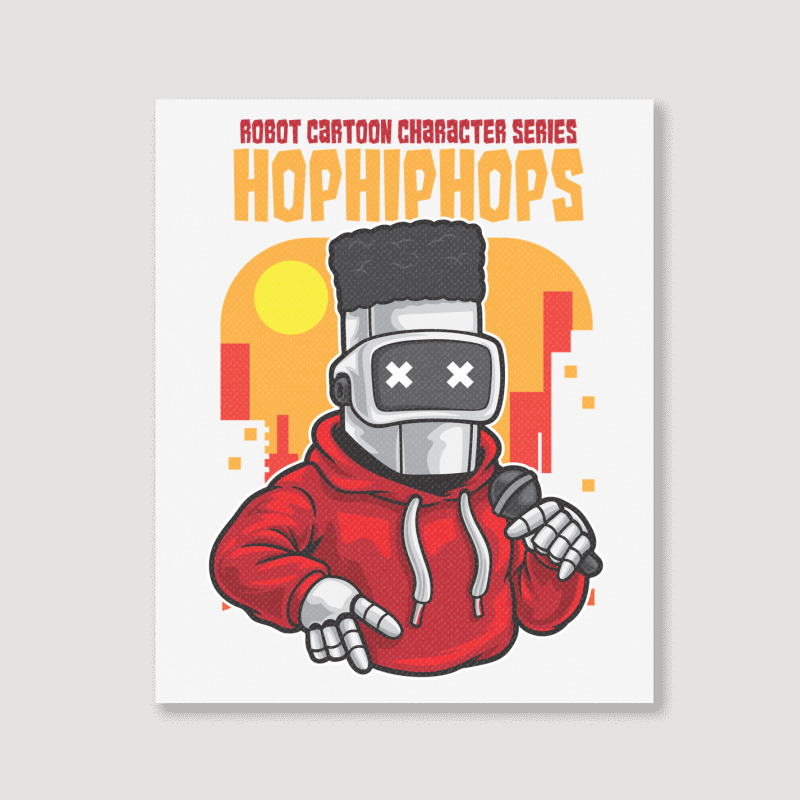 Rap Music Portrait Canvas Print | Artistshot