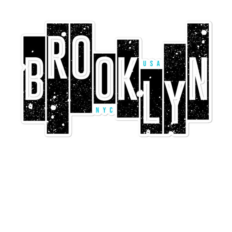 Usa, Nyc, Brooklyn Sticker | Artistshot