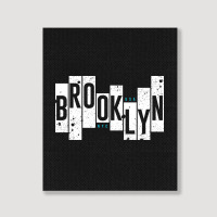 Usa, Nyc, Brooklyn Portrait Canvas Print | Artistshot