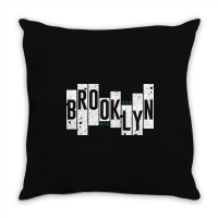 Usa, Nyc, Brooklyn Throw Pillow | Artistshot