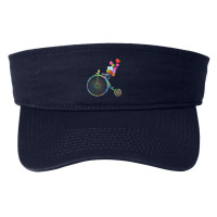 Womens Bike Balloons Cycling Sport Cyclist Women Gift Bicycle V Neck T Fashion Visor | Artistshot