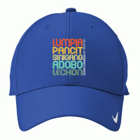 Filipino Philippine Food Lumpia Pancit Sinigang Adobo Lechon T Shirt Nike Dri-fit Cap | Artistshot