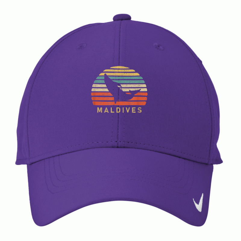 Retro Maldives Dolphin T Shirt Nike Dri-fit Cap | Artistshot