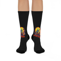 Alien Scary Crew Socks | Artistshot