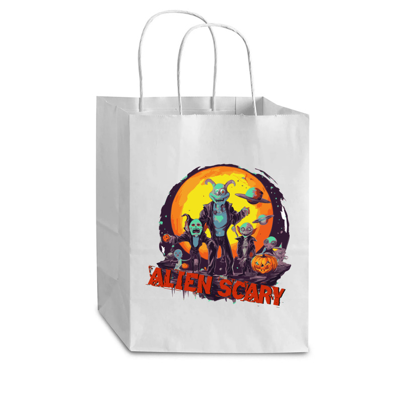 Alien Scary Cub Paper Bag - 8 X 4 1/2 X 10 1/4 | Artistshot