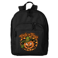 Quotes Trick Or Treat Halloween 1 Basic Backpack | Artistshot