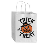 Quotes Trick Or Treat Halloween 2 Cub Paper Bag - 8 X 4 1/2 X 10 1/4 | Artistshot