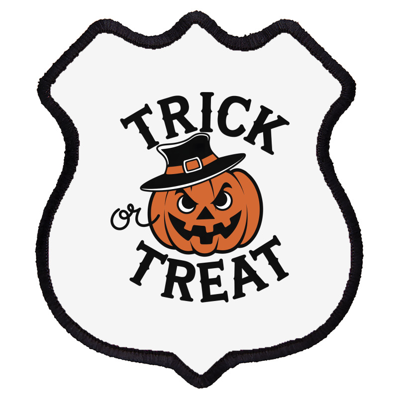 Quotes Trick Or Treat Halloween 2 Shield Patch | Artistshot