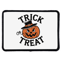 Quotes Trick Or Treat Halloween 2 Rectangle Patch | Artistshot