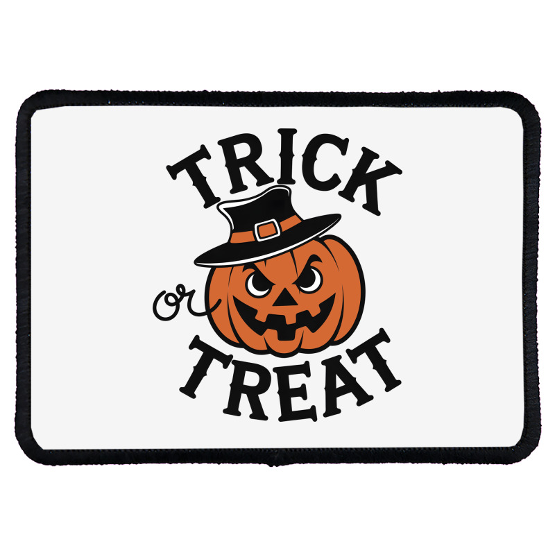 Quotes Trick Or Treat Halloween 2 Rectangle Patch | Artistshot