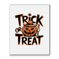 Quotes Trick Or Treat Halloween 3 Metal Print Vertical | Artistshot