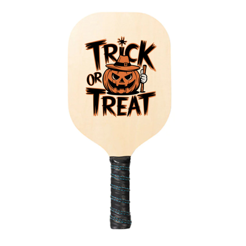 Quotes Trick Or Treat Halloween 3 Pickleball Paddle | Artistshot