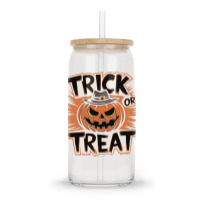 Quotes Trick Or Treat Halloween 4 Glass Tumbler | Artistshot