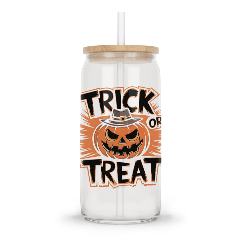 Quotes Trick Or Treat Halloween 4 Glass Tumbler | Artistshot