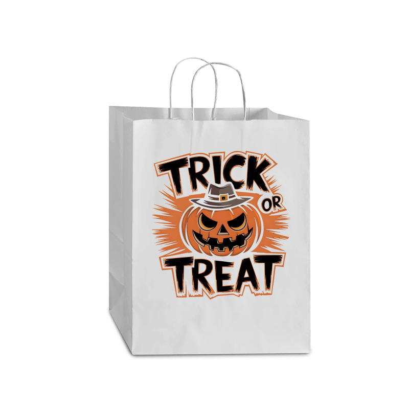 Quotes Trick Or Treat Halloween 4 Mart Paper Bag -13 X 7 X 17 | Artistshot