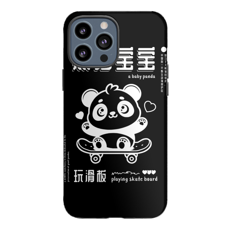 Baby Panda Playing Skateboard Iphone 13 Pro Max Case | Artistshot