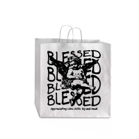 Blessed Baby Angel Jumbo Paper Bag - 18 X 7 X 18 3/4 | Artistshot