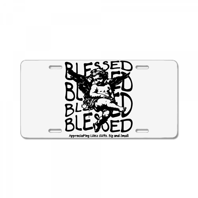 Blessed Baby Angel License Plate | Artistshot