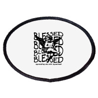 Blessed Baby Angel Oval Patch | Artistshot