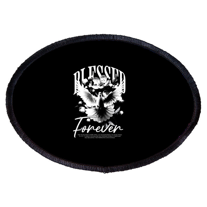 Blessed Forever Oval Patch | Artistshot