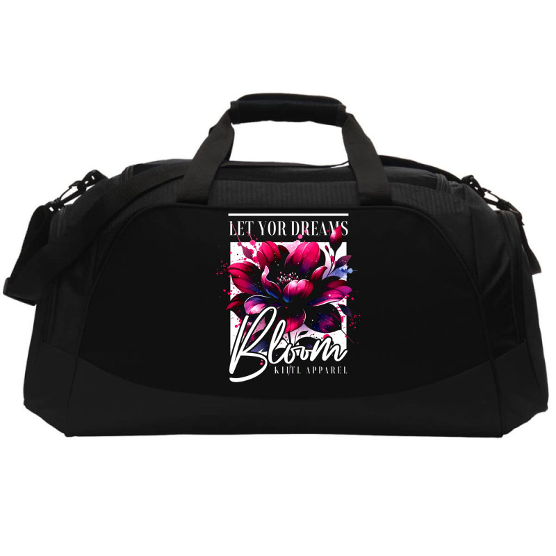 Bloom, Let Your Dreams Active Duffel | Artistshot