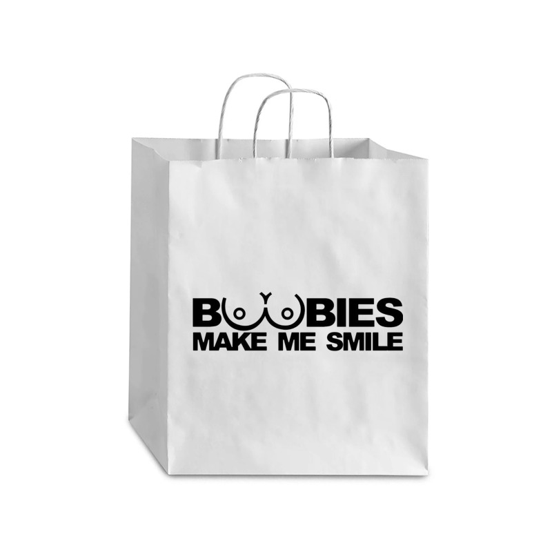 Boo Bies Make Me Smile Debie Paper Bag - 10 X 5 X 13 | Artistshot