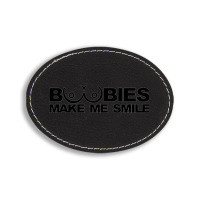 Boo Bies Make Me Smile Oval Leatherette Patch | Artistshot