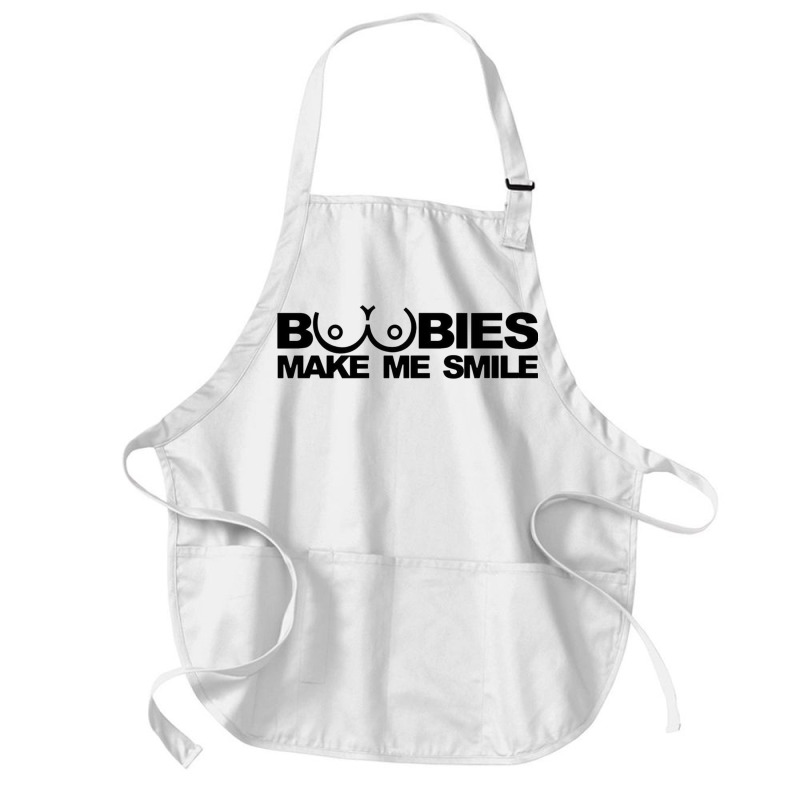 Boo Bies Make Me Smile Medium-length Apron | Artistshot