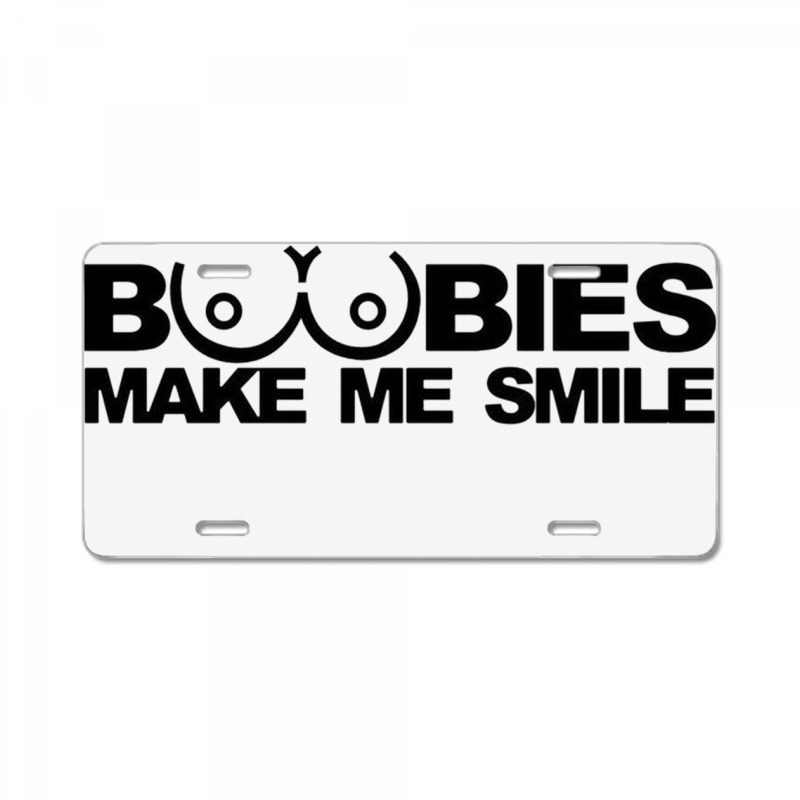 Boo Bies Make Me Smile License Plate | Artistshot