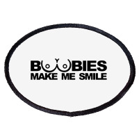 Boo Bies Make Me Smile Oval Patch | Artistshot