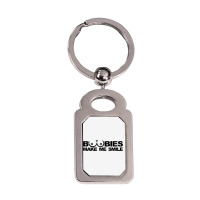 Boo Bies Make Me Smile Silver Rectangle Keychain | Artistshot