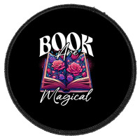 Book Are Magical Round Patch | Artistshot