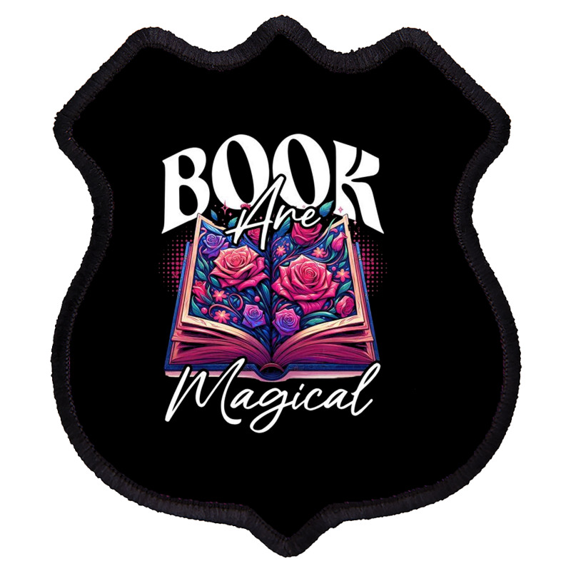 Book Are Magical Shield Patch | Artistshot