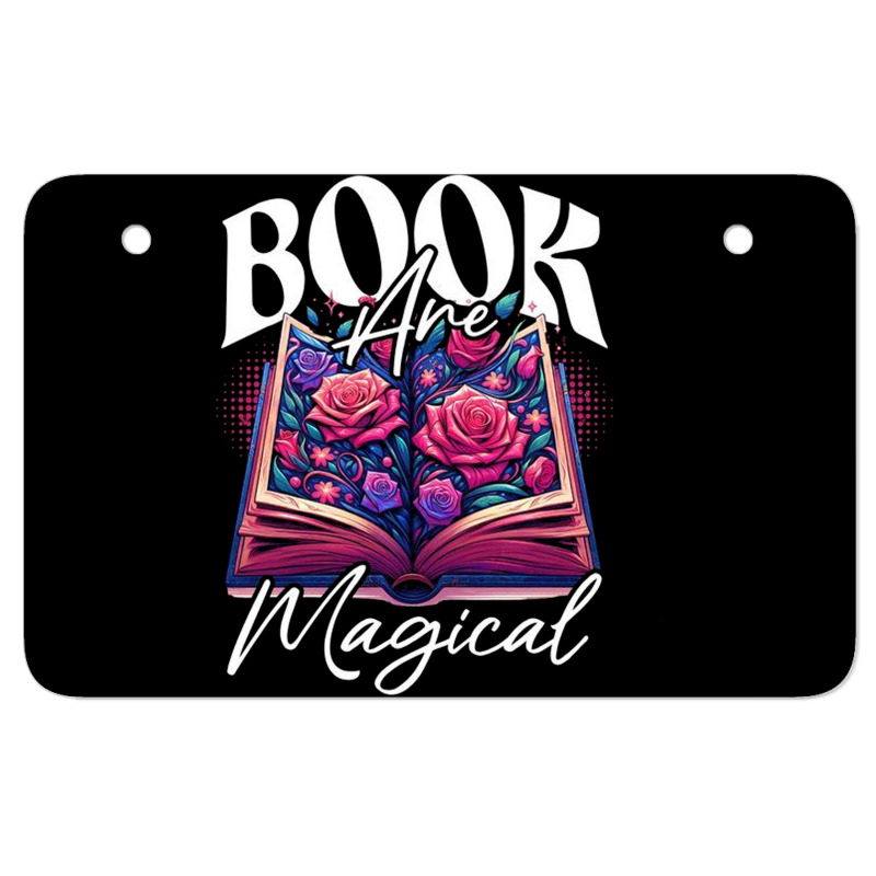 Book Are Magical Atv License Plate | Artistshot