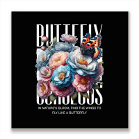 Butterfly Gorgeous Metal Print Square | Artistshot